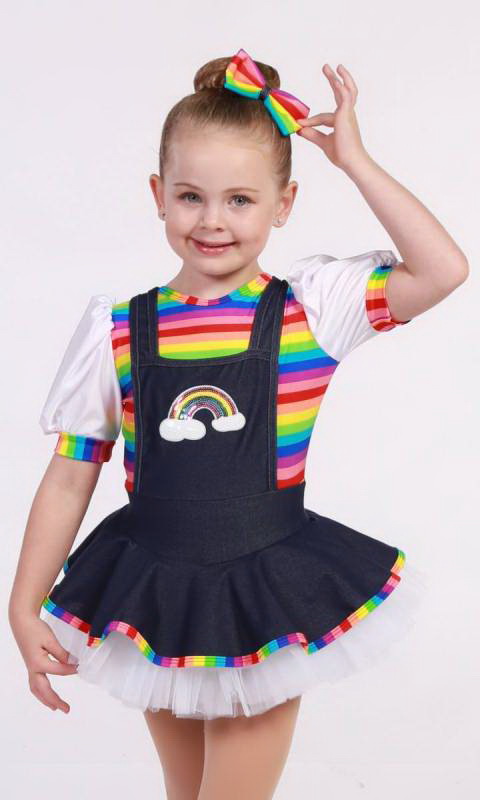 RAINBOW DENIM xxxx Dance Costume