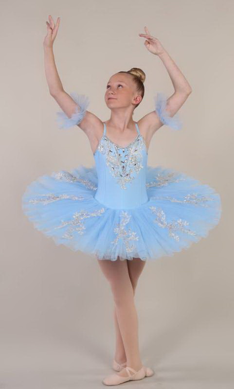 JADA - Pancake Tutu  - Blue and White 