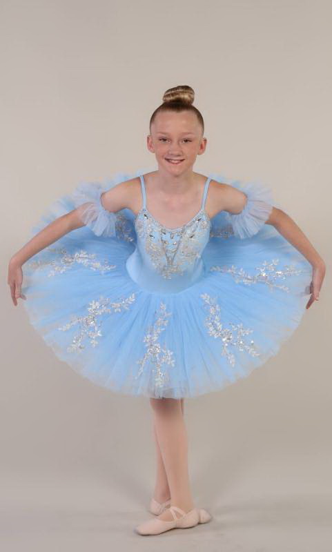 JADA - Pancake Tutu  - Blue and White 