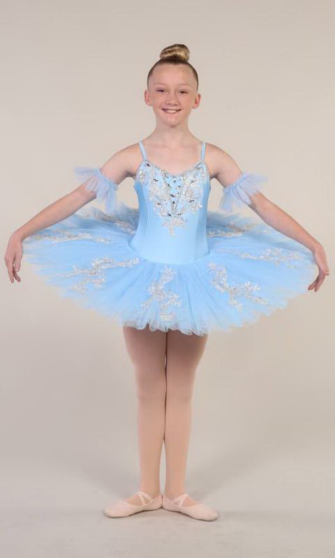 JADA - Pancake Tutu  - Blue and White 