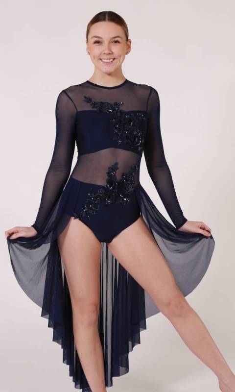 LEILA with sequin applique Dance Costume