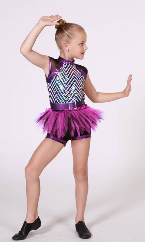 Purple White Fuchsia and Black