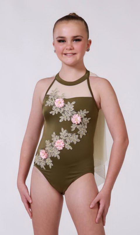 IMOGEN - Leotard - Khaki 