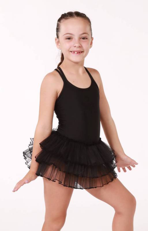 NEW REMI TUTU - Black with Black soft Tulle