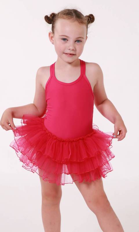 NEW REMI TUTU - Fuschia (beetroot)  Fuschia soft Tulle