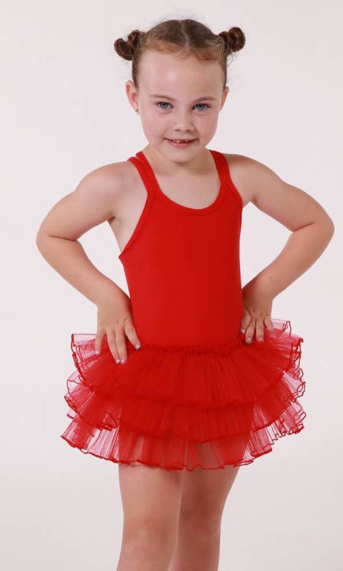 NEW REMI TUTU - Red and Red soft Tulle red 15