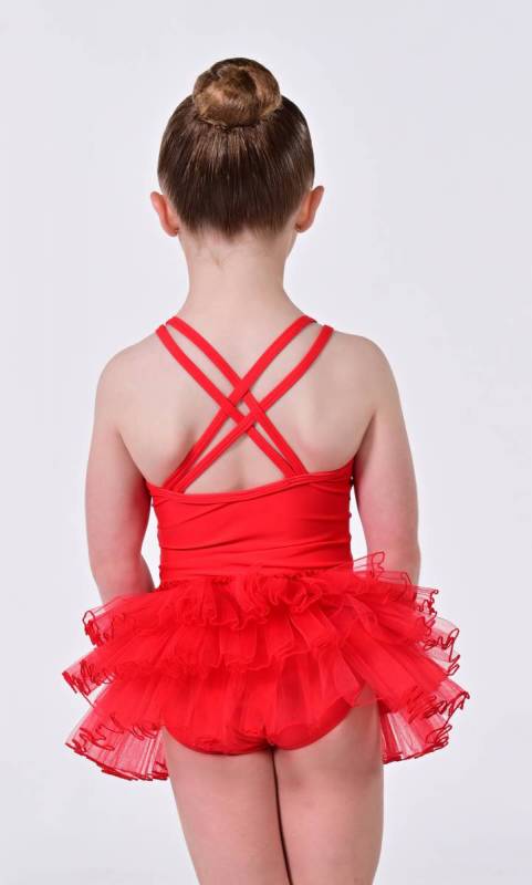 NEW REMI TUTU - Red and Red soft Tulle red 15