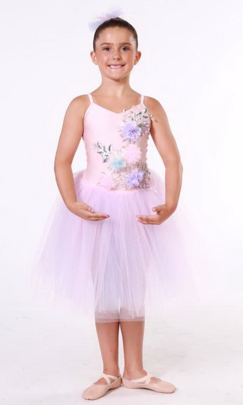 Garden Party Romantic tutu  - Pink,  lilac and blue 