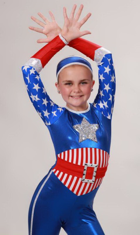 CAPTAIN AMERICA  Dance Costume