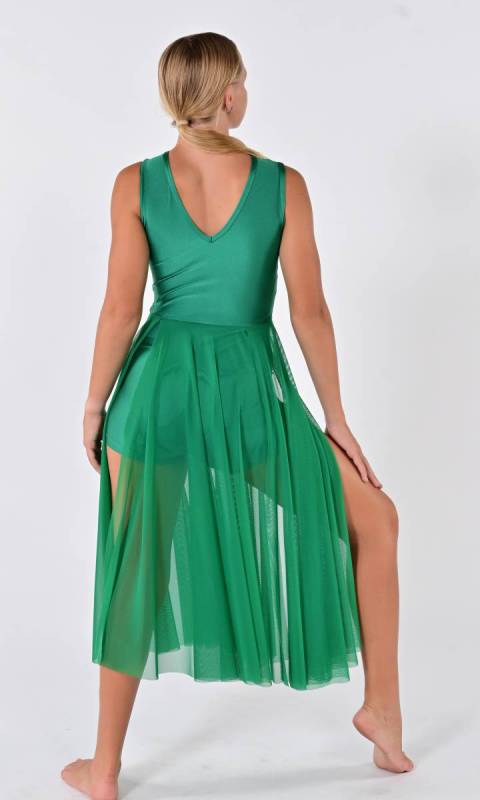 AFTERGLOW DRESS - Forest green