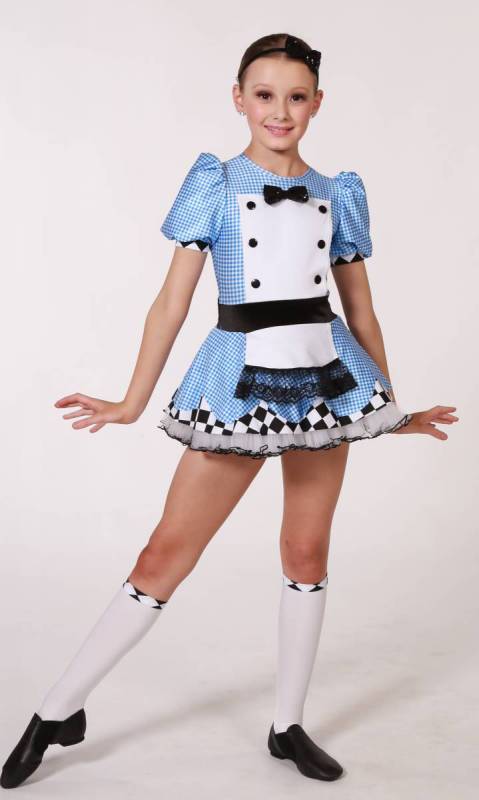 ALICE + Hair Acc and Spats Dance Costume