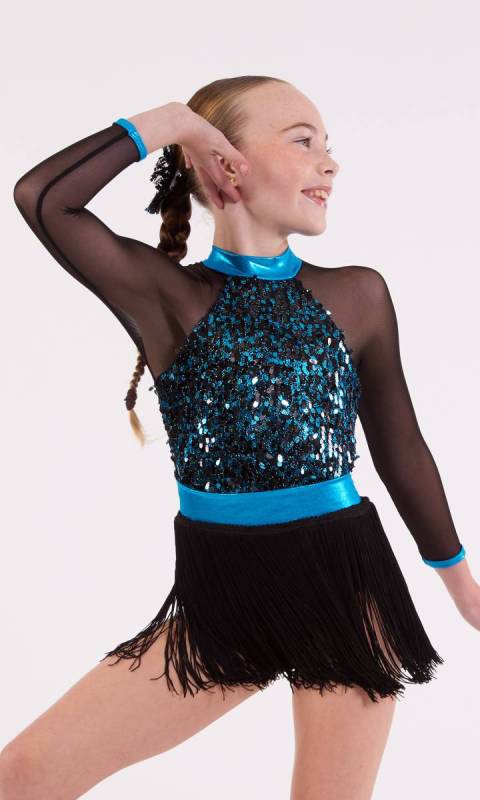 Aqua and Black