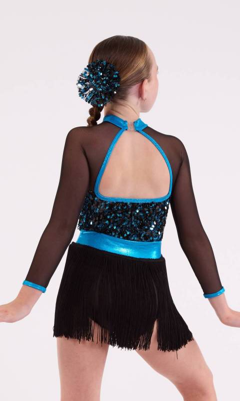 Aqua and Black