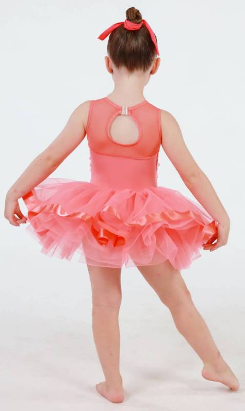CORALIE tutu with hair accessory  - CORAL 
