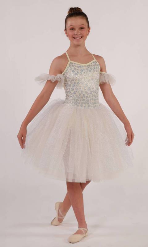 Ballerina Romantic + hair scrunchie Dance Costume