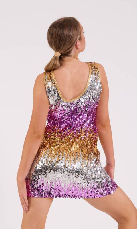 Silver Fuchsia and Gold
