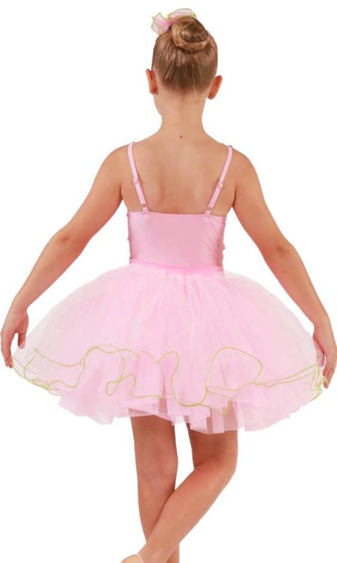 HOLLYHOCK  - Pink tulle and lycra with darker pink applique 