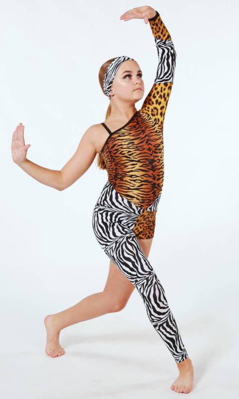 Masala - Zebra Tiger and Leopard print spandex 