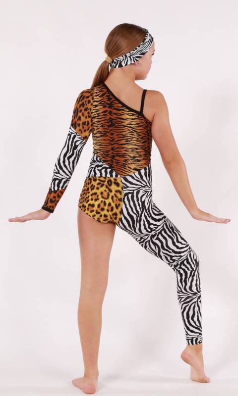 Masala - Zebra Tiger and Leopard print spandex 