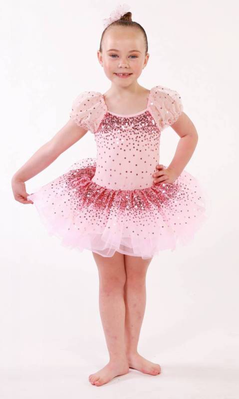 PRETTY IN PINK  + hair accessory Dance Costume