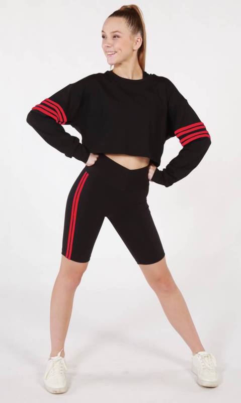 HYPE SWEATSHIRT - crop Dance Costume