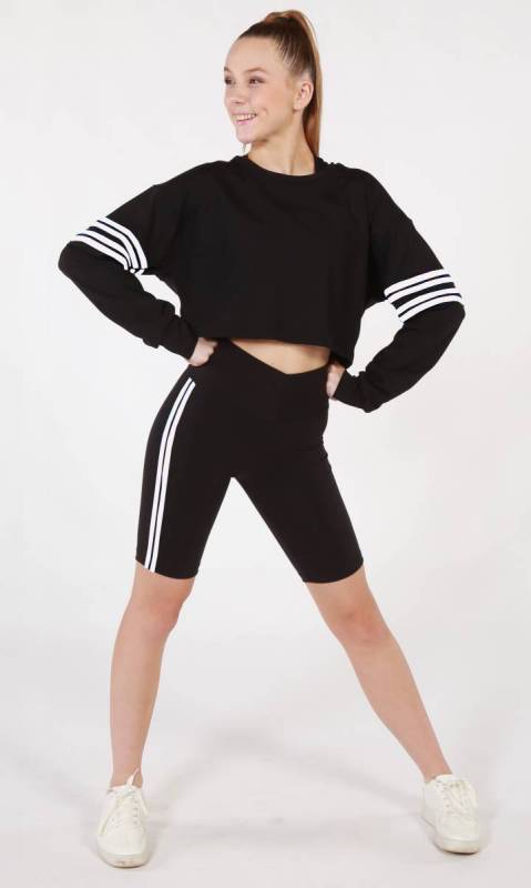 HYPE SWEATSHIRT - crop Dance Costume