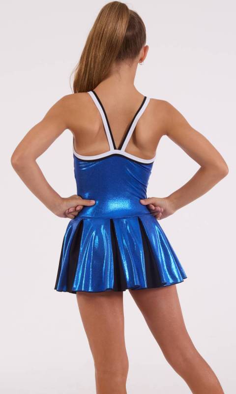 ATTENTION - CHEER - Royal black and white