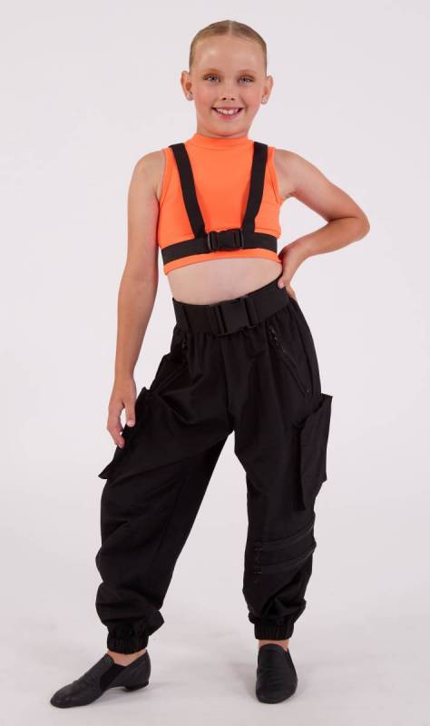 NEON ORANGE & Black