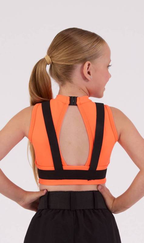 NEON ORANGE & Black