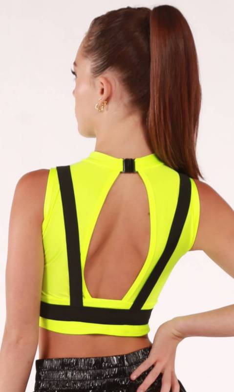 NEON YELLOW  and black 067