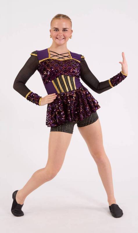 Purple + Black + Gold 