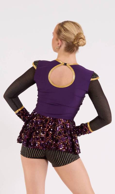 Purple + Black + Gold 