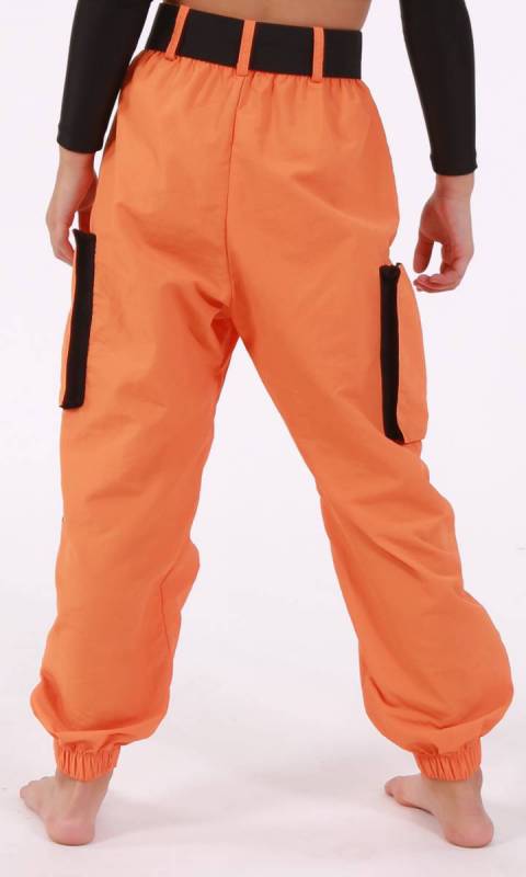 COMPTON PANTS  - Orange + Black 