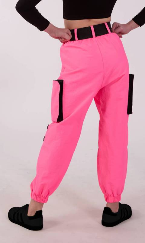 Neon Pink + Black