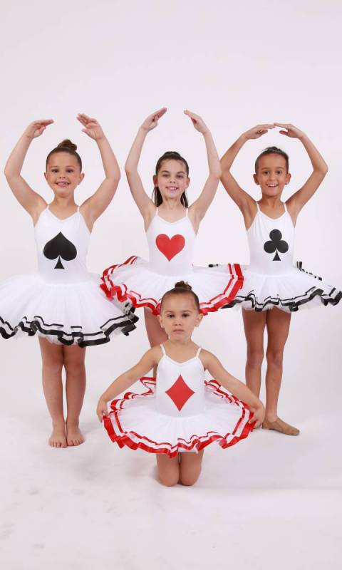 PLAYING CARDS TUTU  Dance Costume