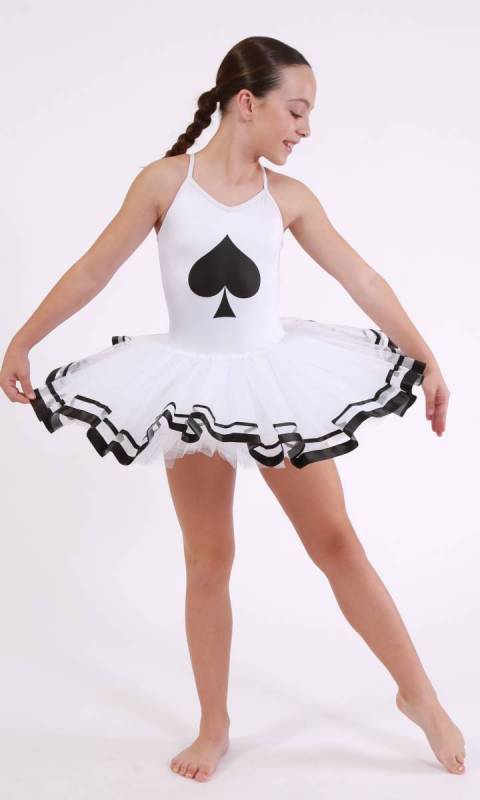 PLAYING CARDS TUTU  Dance Costume