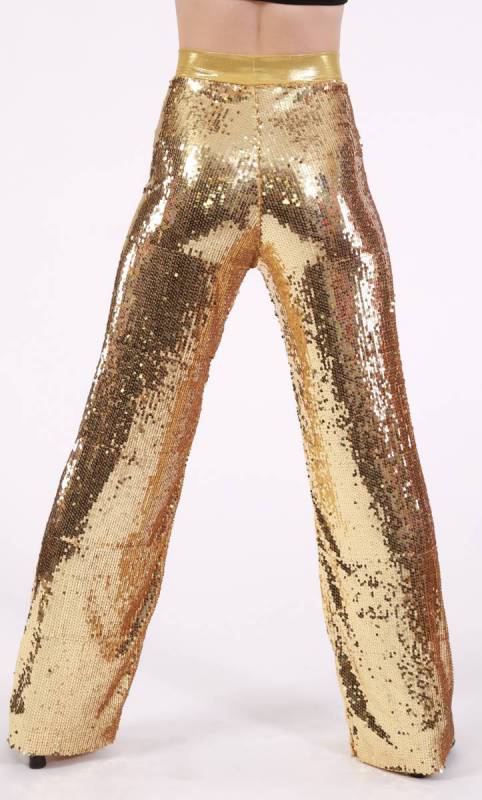 ULTRA SPARKLE STAGE PANTS  - GOLD 