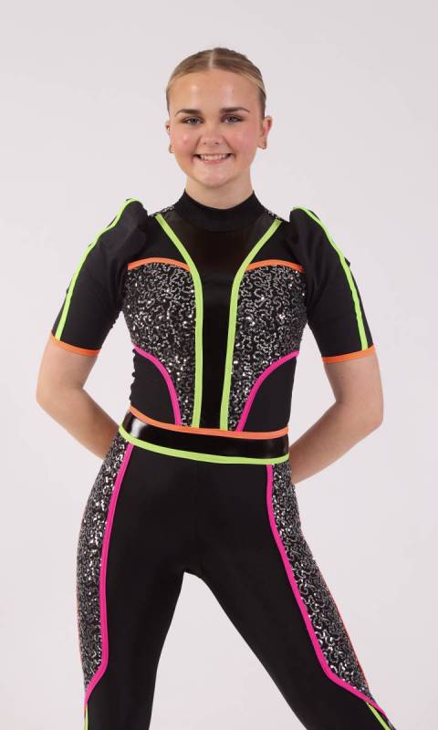 Black + Multi Neon 