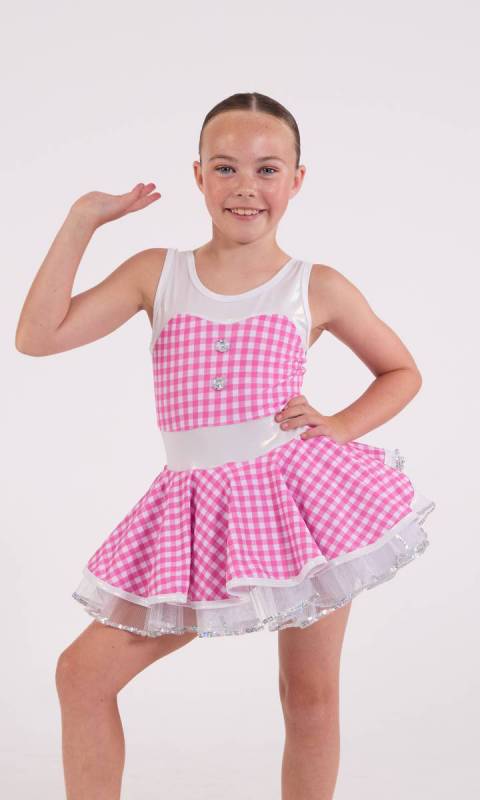 PERFECT DAY  - Pink Gingham and mother of pearl fog 