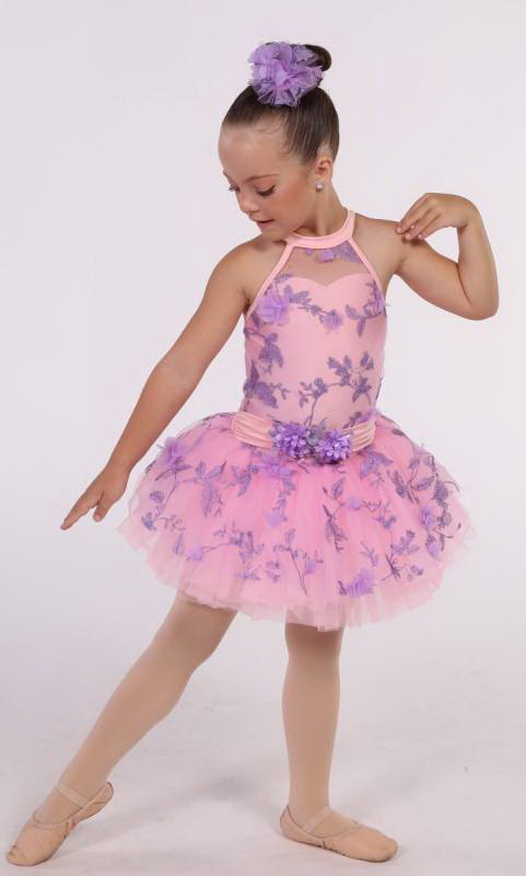LILAC AND PINK  + hair accessory Dance Costume